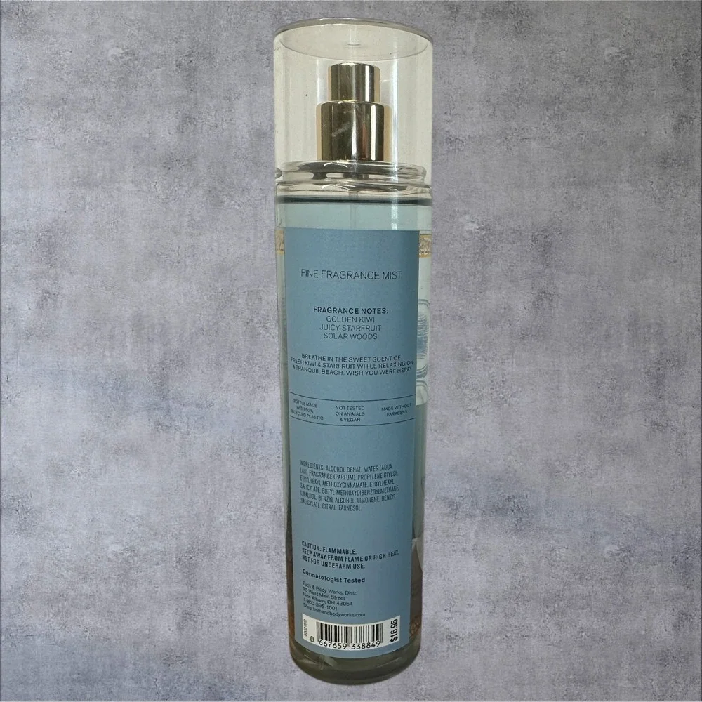New Bath and Body Works THAILAND SWEET KIWI & STARFRUIT Fine Fragrance Mist‎ 8oz